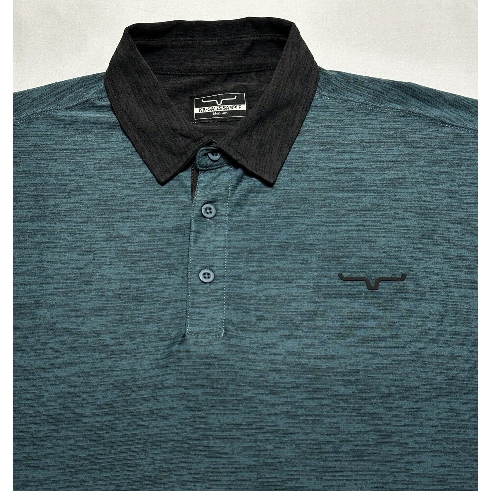 Kimes Ranch Fletchen Polo Shirt Mens Medium Western Sample Casual NWT New